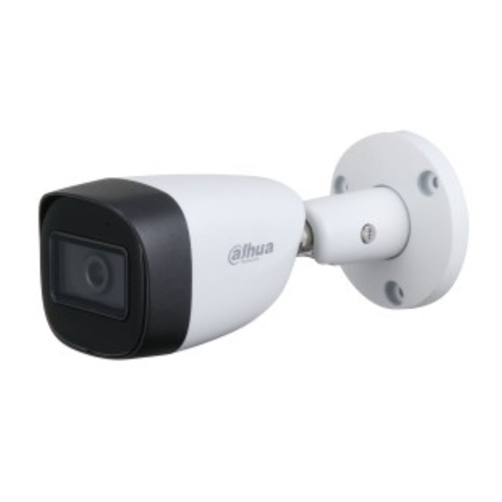 DAHUA KITXVR5104HS4KLI3+4HFW1500CMA- Kit de vigilancia de 4 canales 5 MP con audio y DVR WizSense con reconocimiento facial y H.265+. Soporta 4 canales + 4 IP o hasta 8 IP. Incluye 4 canales SMD Plus para búsqueda de humanos y vehículos