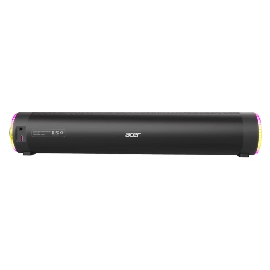 Acer Nitro 2.0 Bluetooth USB Computer Speakers Gaming Soundbar for Laptop Desktop Monitor Tablet Phone via USB/USB-C on PC Mac & Android, Nitro Pulse RGB Lights, 3.5mm Audio, Xbox PS5
