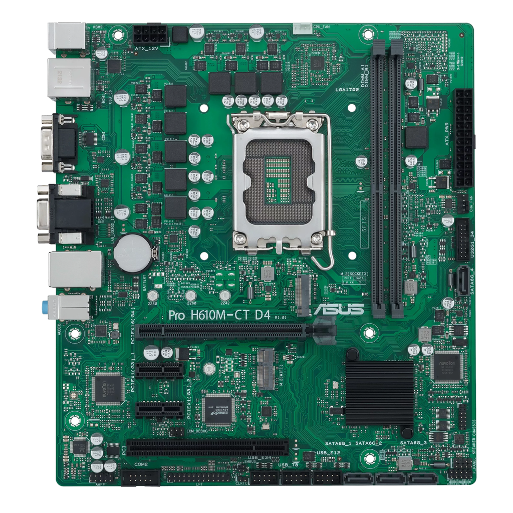 ASUS H610M-CT Pro Tarjeta Madre Intel H610 Micro ATX DDR4
