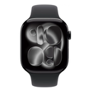 Apple Watch Series 11 46mm Jet Black Aluminum Case Black Sport Band M/L