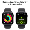 Apple Watch Series 11 GPS 42mm Aluminio Gris Espacial Banda Negra S/M