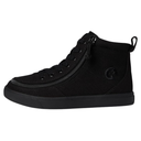BILLY Footwear Toddler Harmon Sneakers - Black 5T: Zipper & Lace Up, Cushioned Insole, Non Marking Sole