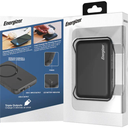Energizer Ultimate Magnetic Power Bank 5,000mAh – Carga Rápida 18W, USB-C + USB-A, Compatible con MagSafe, LED Indicador, Color Negro