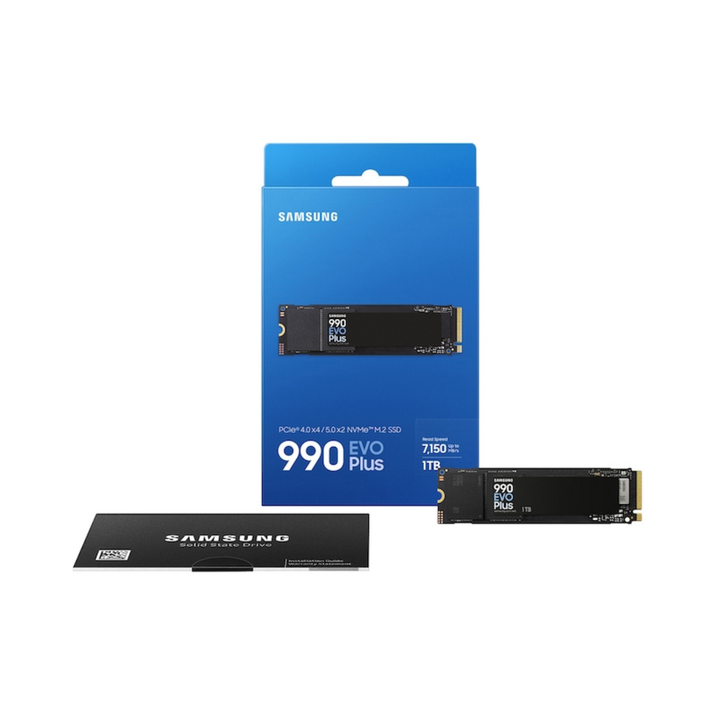 Samsung 990 EVO Plus 1TB – SSD NVMe M.2 PCIe Gen4, Lecturas ultrarrápidas, Ideal para Gaming, Creativos y Equipos de Alto Rendimiento