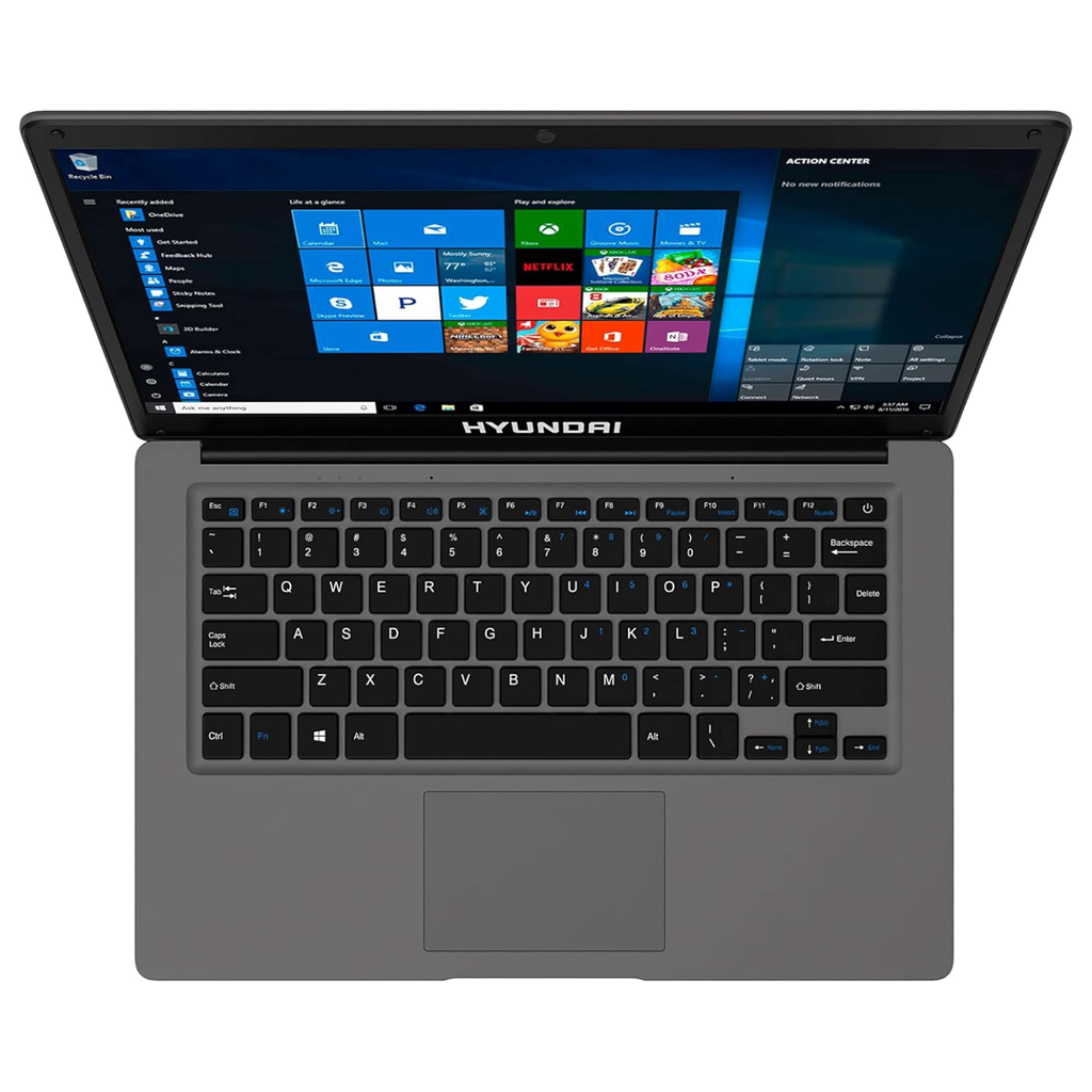 Laptop Hyundai HyBook 14.1" HD - Intel Celeron N4020, 4GB RAM, 128GB SSD, Gris