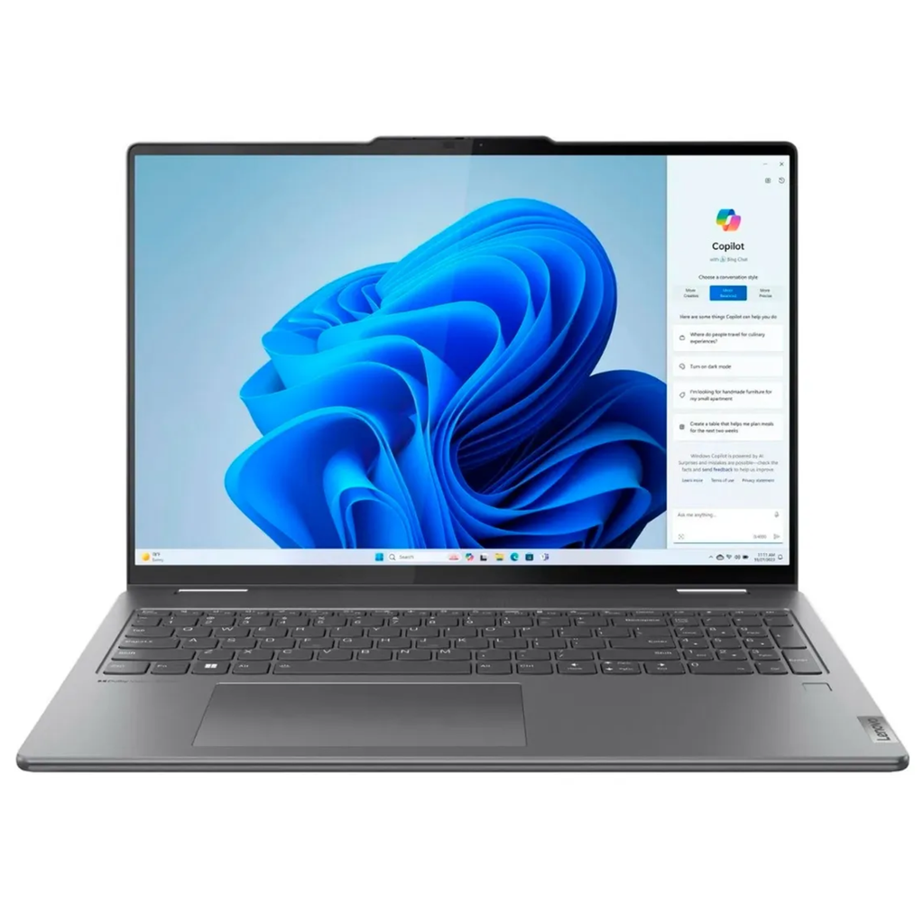 Lenovo Yoga 7i 2-in-1 16" Touch - Intel Core Ultra 7 155U, 16GB RAM, 1TB SSD, Win 11 - Storm Grey