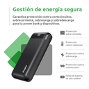 Power Bank Energizer MAX 20,000mAh 15W Triple Puerto con Pantalla LCD