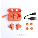 Skullcandy Dime True Wireless – Audífonos Bluetooth Inalámbricos Compactos, Micrófono Integrado, Golden Orange