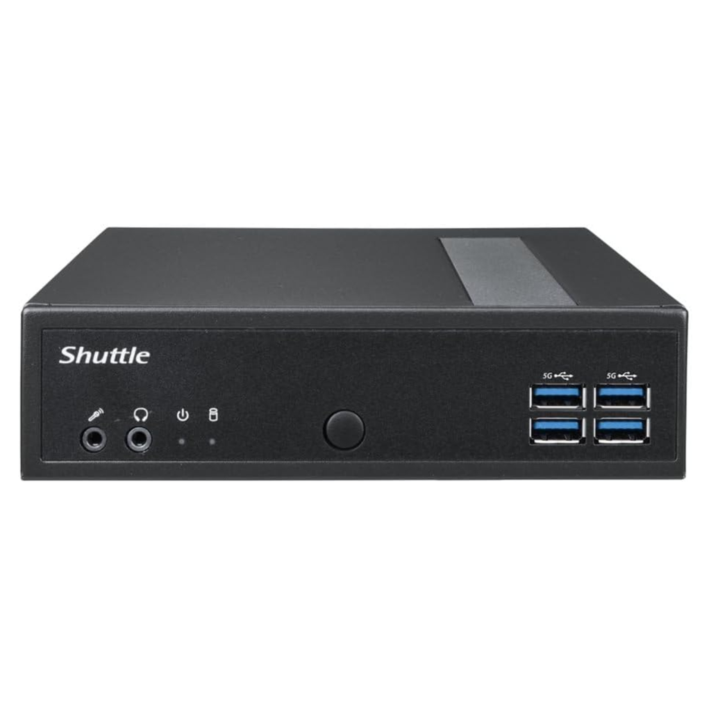 Mini PC Shuttle XPC Slim DL30N | Intel N100 | Soporte 16GB RAM DDR5 | Doble Puerto LAN | Diseño Fanless Silencioso | Triple Pantalla 4K | Nueva Sellada | Grado Industrial | Samara Online