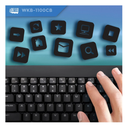 Adesso WKB-1100CB Mini Teclado y Mouse Inalámbricos Resistentes Derrames