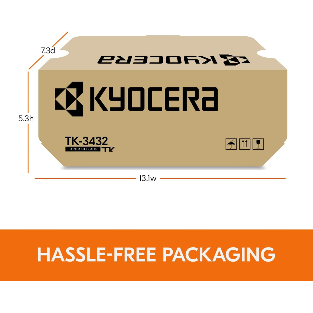 Tóner Kyocera TK-3432 Negro - Original de Alto Rendimiento para ECOSYS MA4500ifx / PA4500x