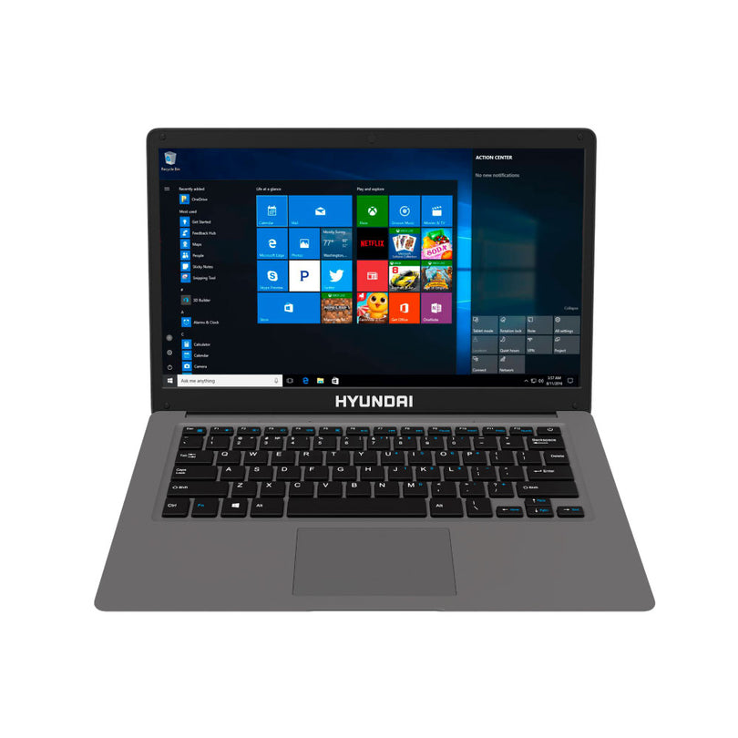 Laptop Hyundai HyBook 14.1" HD - Intel Celeron N4020, 4GB RAM, 128GB SSD, Gris
