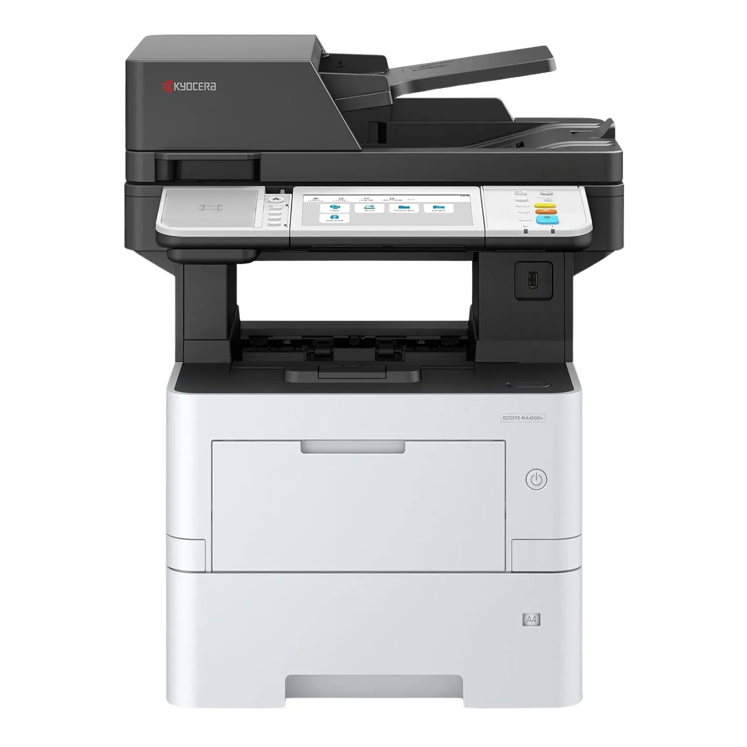 Multifuncional Kyocera ECOSYS MA4500ix - Láser Monocromo 47 ppm, Dúplex, Red, Pantalla Táctil 7" (NUEVA)