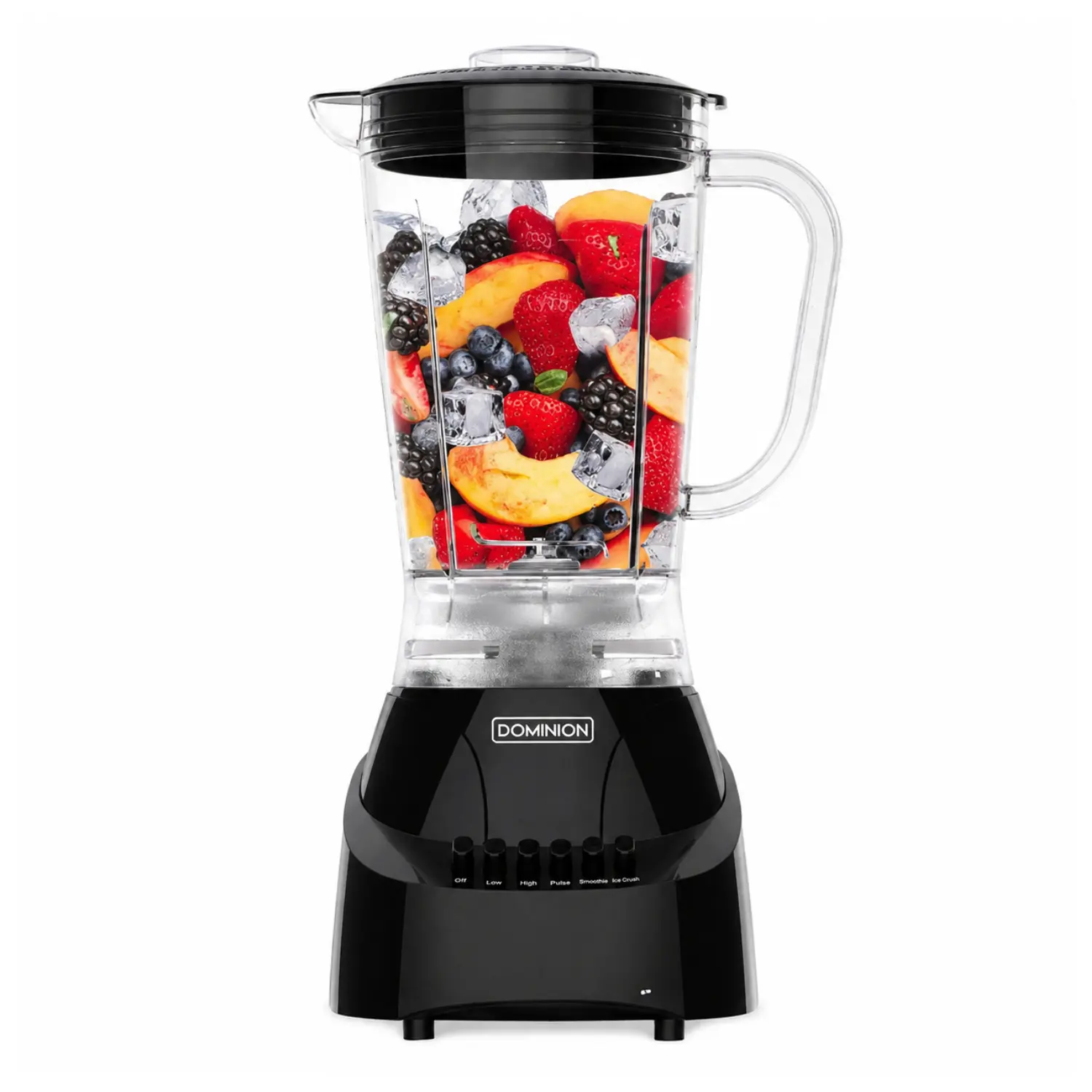 Dominion D4005B Licuadora 5 Velocidades 1.25L Cuchillas Acero Negro