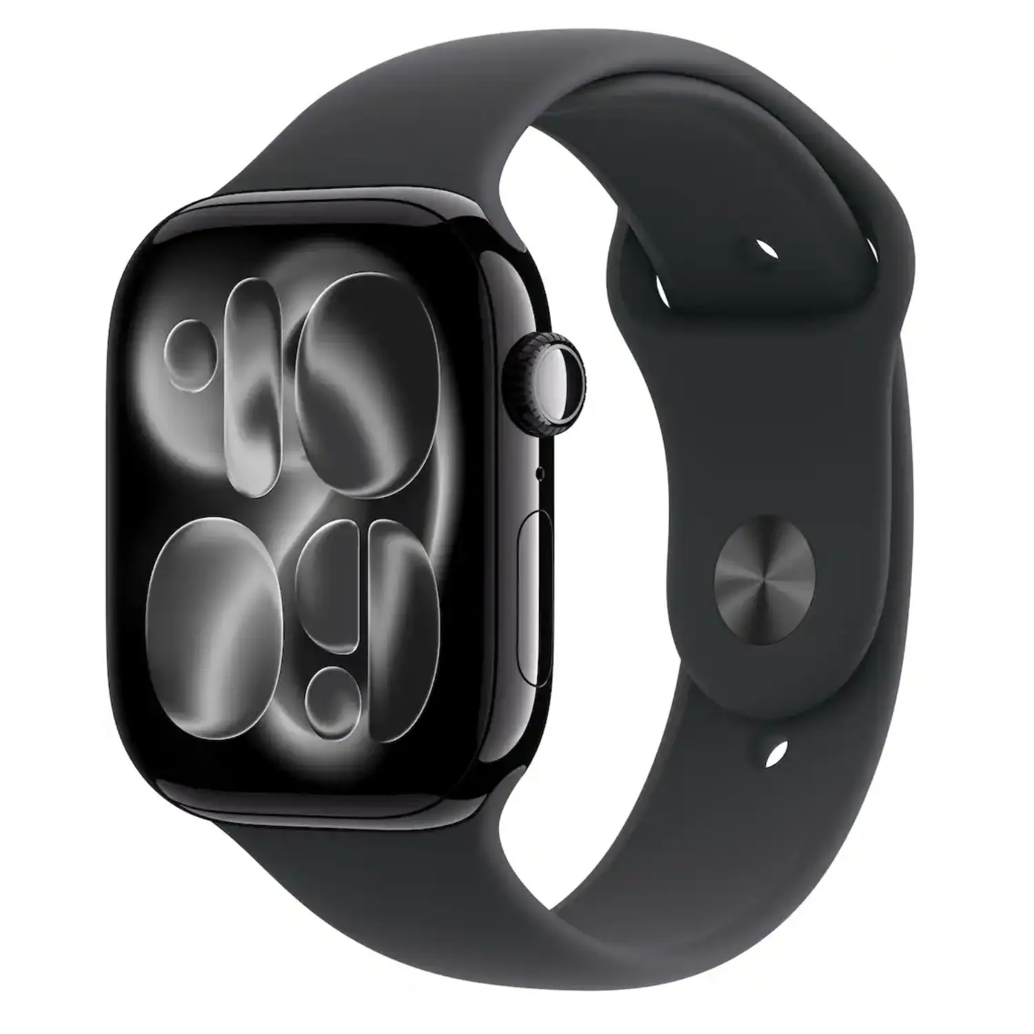 Apple Watch Series 11 46mm Negro Jet Banda Deportiva Negra M/L