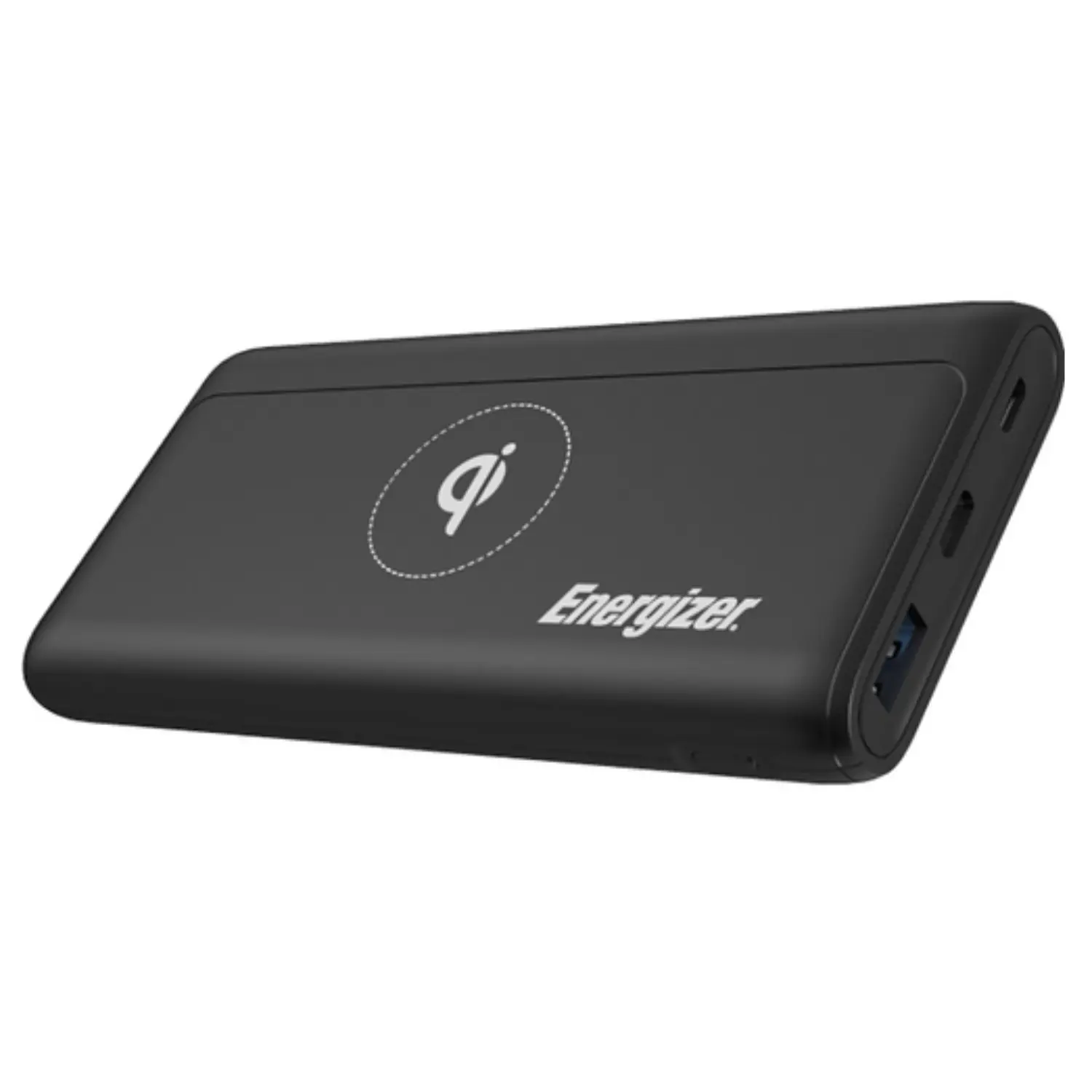 [QE10011PQ_BK/NEW] Energizer QE10011PQ - Power Bank de 10,000mAh, Carga Inalámbrica Qi, Power Delivery 18W, USB-C, USB-A y Micro-USB