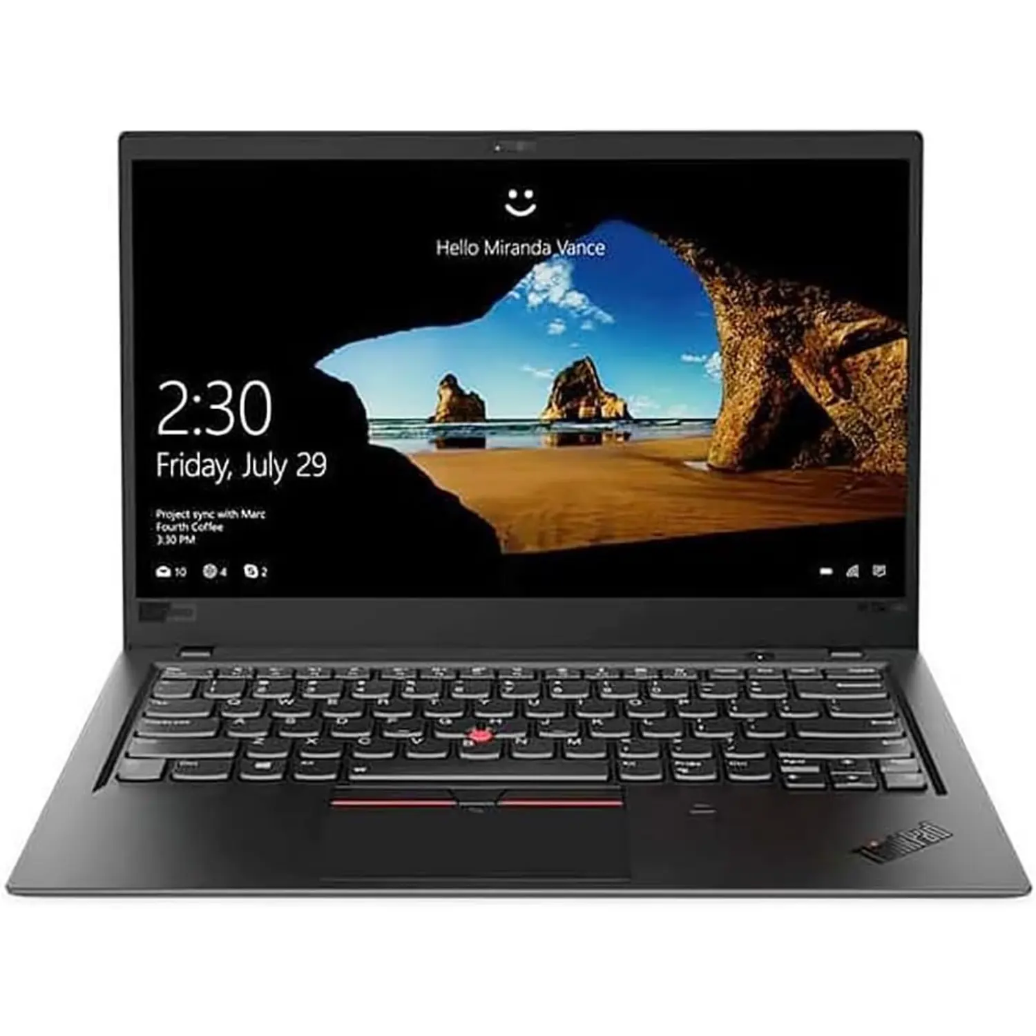 [20KGS9SA01_LN_URFX9_I/RFB] Lenovo ThinkPad X1 Carbon G6 Refurbished – i7-8650U, 16GB RAM, 256GB SSD, Pantalla 14" FHD Touch, Windows 11 Pro, Ultraliviana, Webcam – Grade AB