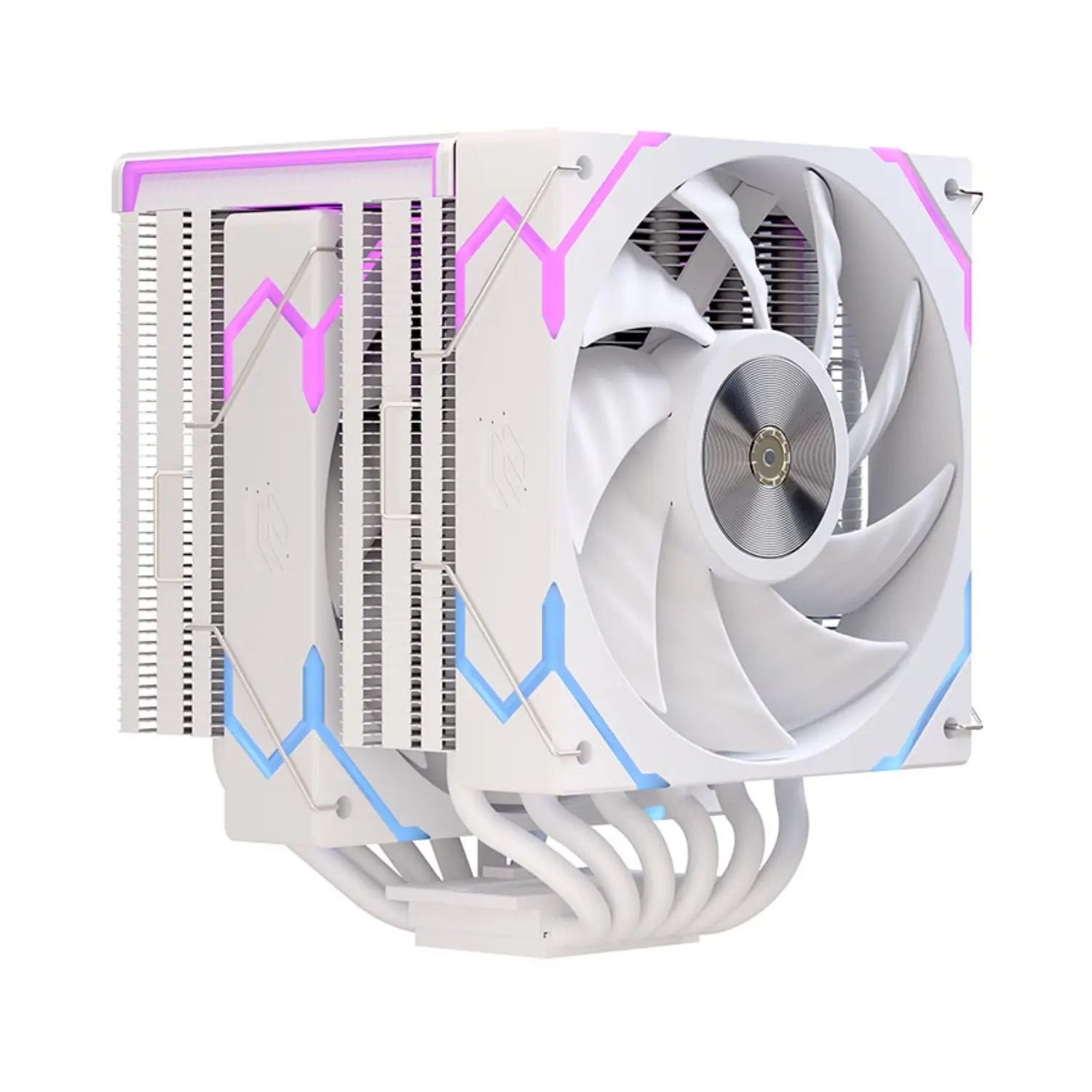 [EXAC-GL-300-R-W/NEW] Disipador CPU EINAREX Glide G300 Black – Doble Fan – Pantalla Digital de Temperatura – ARGB – Multi Sockets