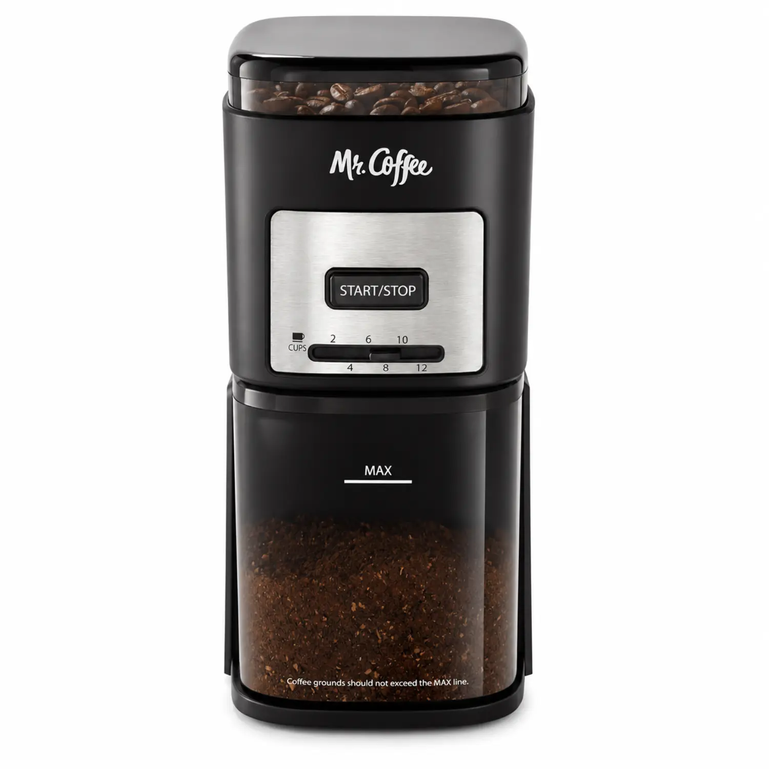 [2141812/NEW] Mr. Coffee Molino Automático Burr 12 Tazas Precisión Profesional Negro