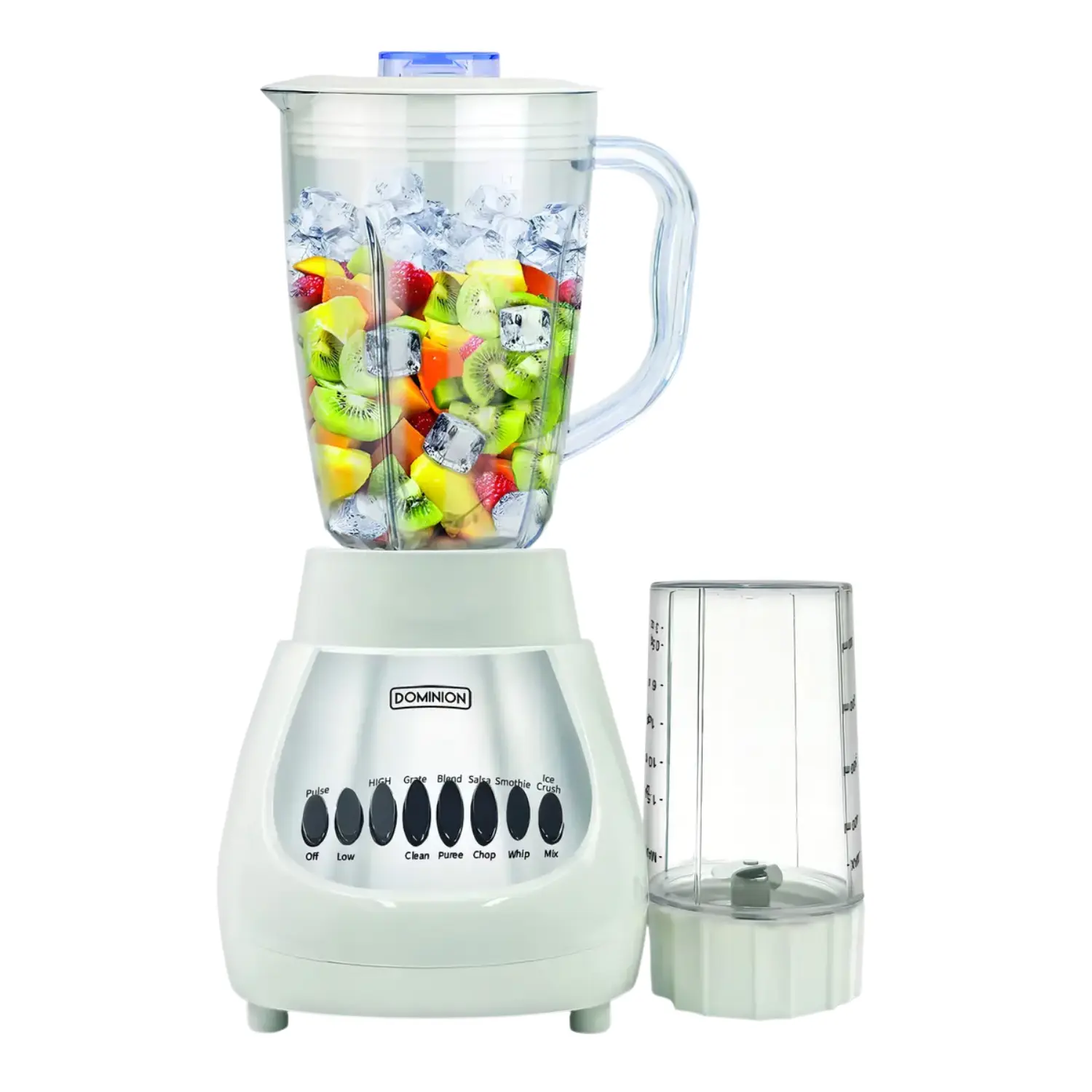 [D4103BCWP/NEW] DOMINION BlendMax600 Duo White – Versatilidad 2-en-1 para una Cocina Inteligente