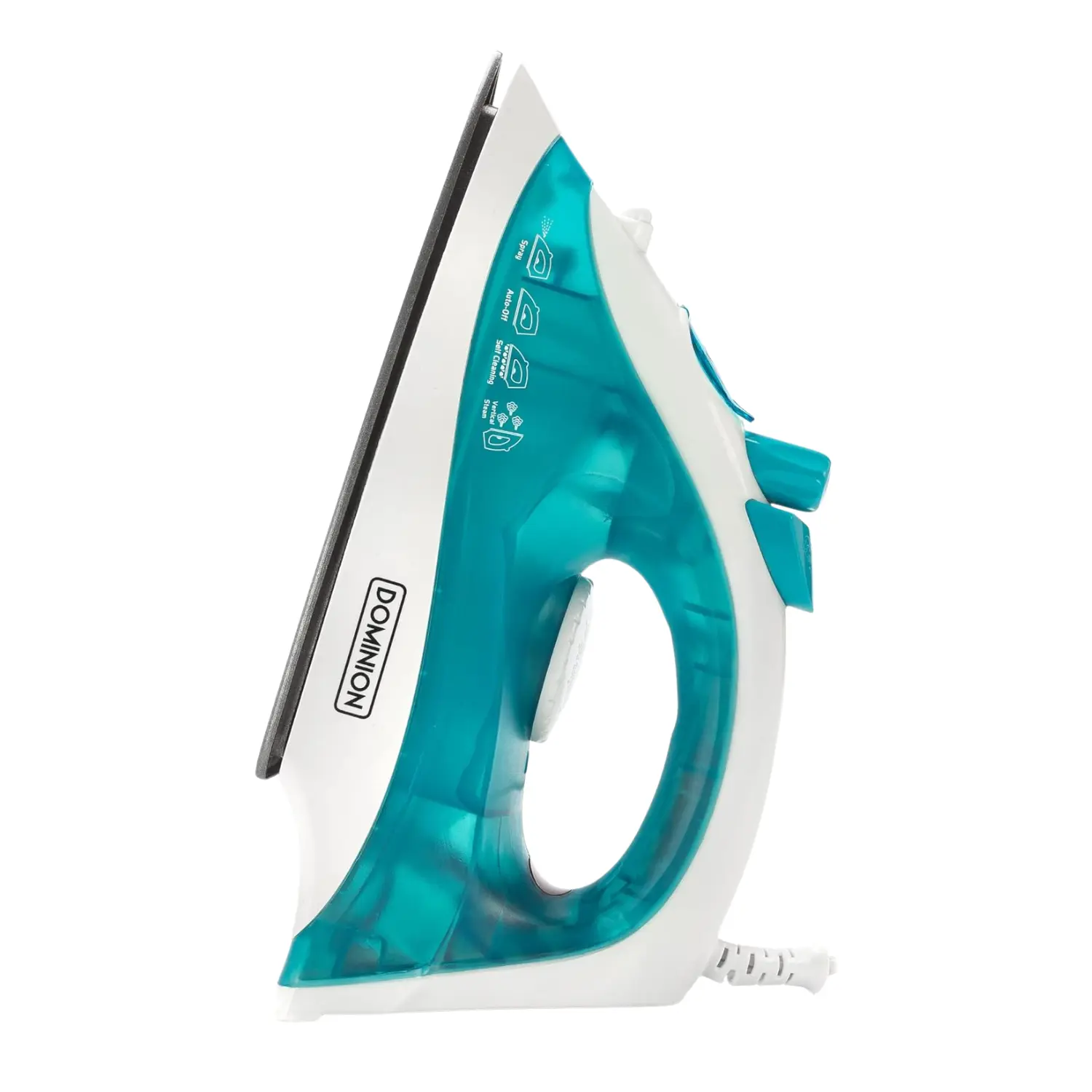 [D9508/NEW] Plancha de Vapor Dominion 1200W Teal - Suela Antiadherente, Control de Temperatura y Rociado Fino para un Planchado Profesional