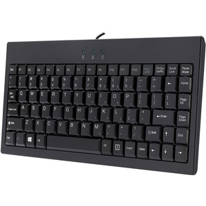 [AKB-110B/NEW] Teclado Adesso AKB-110B - Cable Conectividad - USB Interfaz - Ingl&eacute;s, Franc&eacute;s - Negro