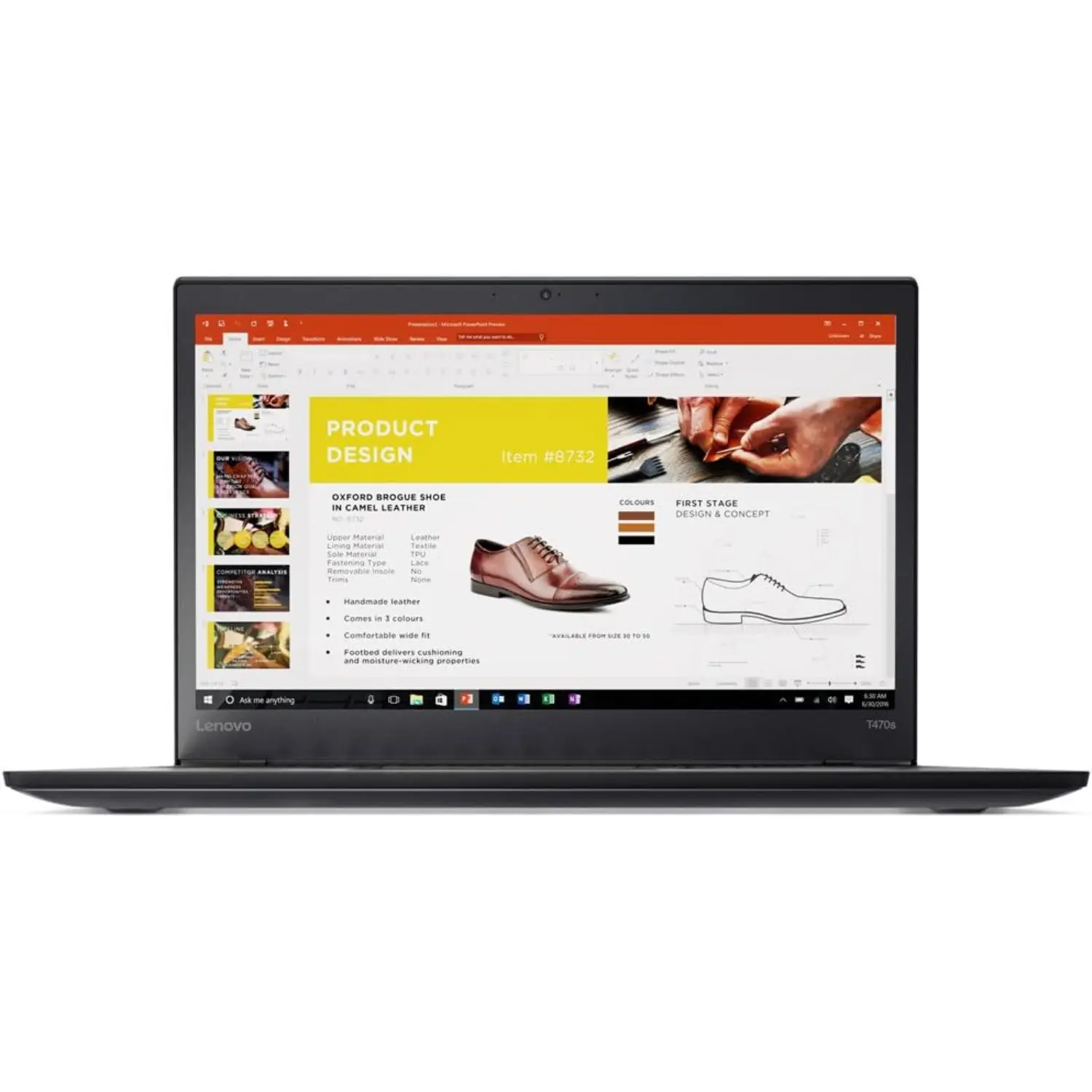 [T470S-I76-8-256-ES/RFB] Lenovo ThinkPad T470s Refurbished – Intel Core i7-6600U, 8GB RAM, 256GB SSD, Pantalla 14" FHD, Windows 11 Pro, Teclado Retroiluminado Inglés/Español (Grade A)
