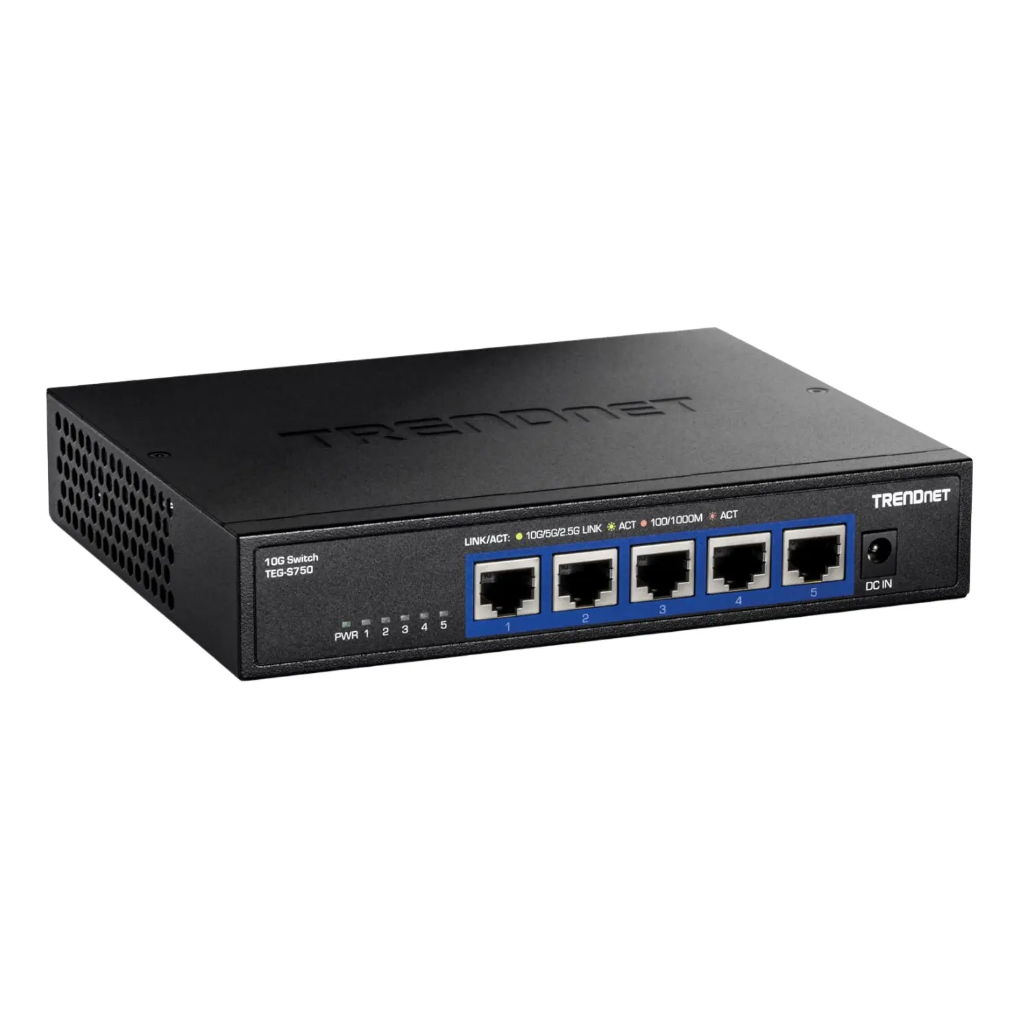 [TEG-S750/NEW] Switch 10G de 5 Puertos Ethernet Alta Velocidad Red Profesional