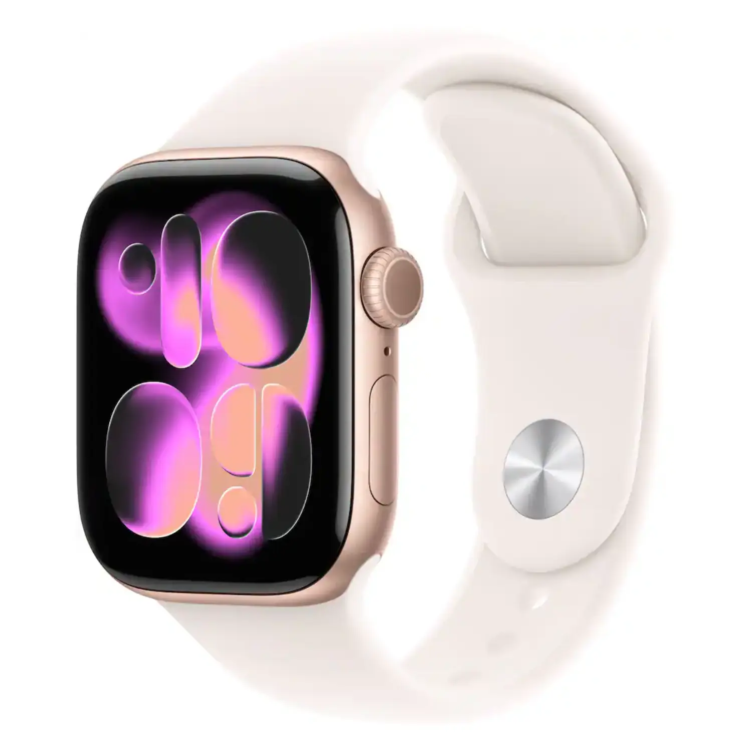 [MEU04LW/A/NEW] Apple Watch Series 11 42mm Oro Rosa Banda Sport Light Blush S/M