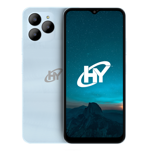 [HY65PB1401NABL/NEW] Celular HYLine 6.56" 4GB 64GB 5MP/13MP Android Incluye Estuche Transparente Protector de Pantalla Auriculares Azul