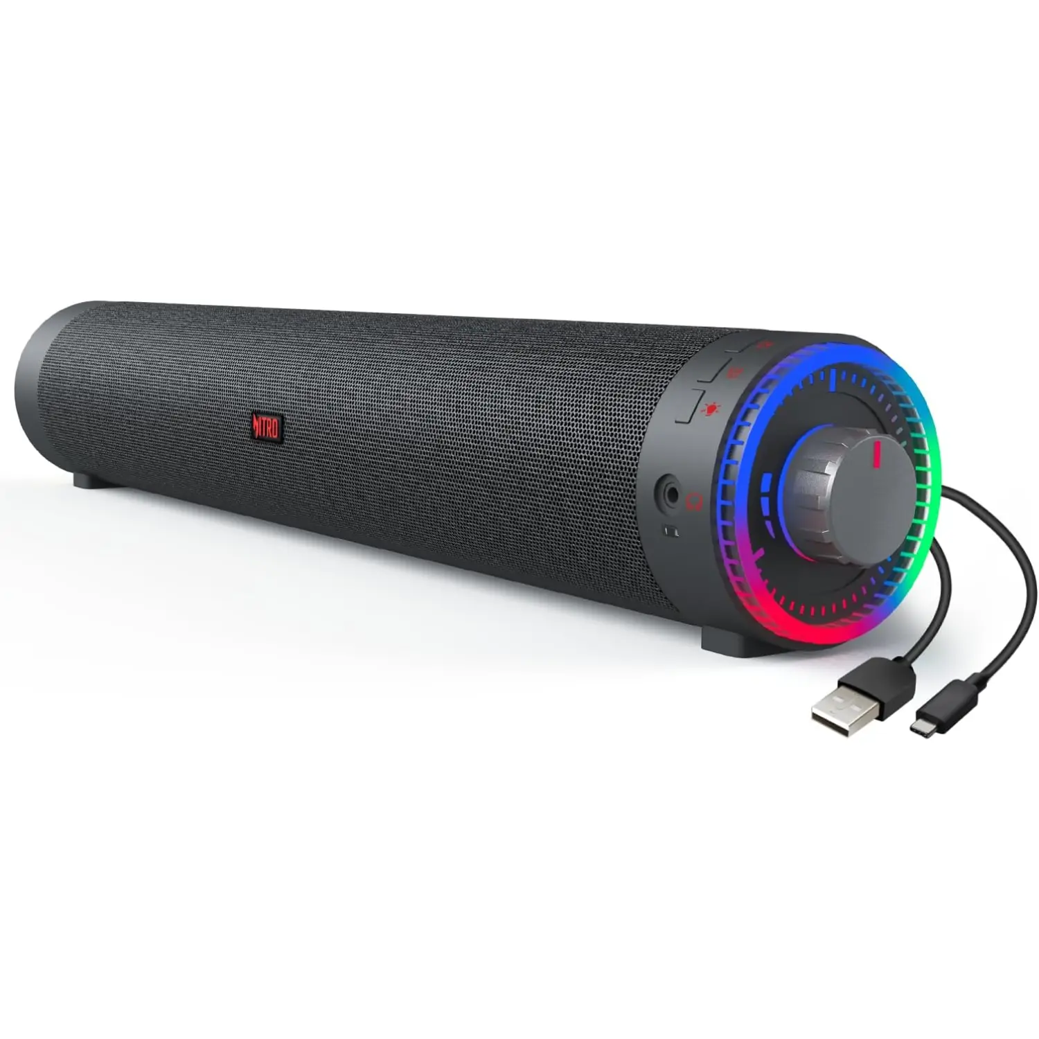 [NSK211/NEW] Acer Nitro Soundbar Gaming Bluetooth Audio Potente RGB USB/USB-C 3.5mm Multidispositivo